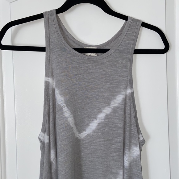 By Together tank dress swim suit cover tie dye knit dress S blue bin - Picture 2 of 7